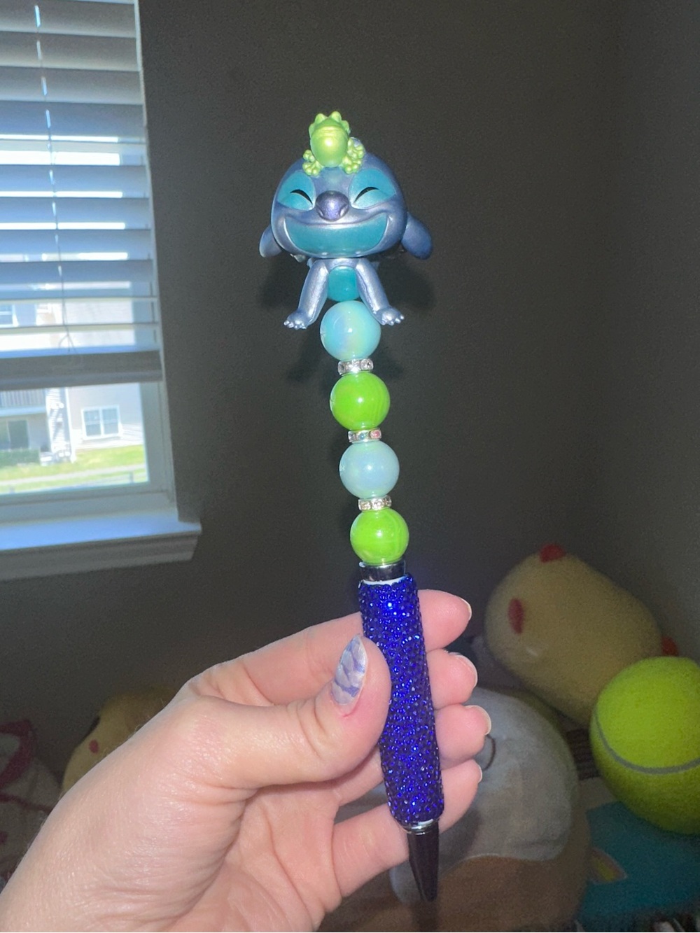 Stitch Beaded Rhinestone Pen
